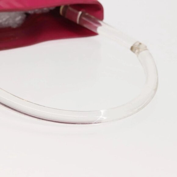 PRADA Shoulder Bag Leather Pink Clear Auth - Picture 4 of 15